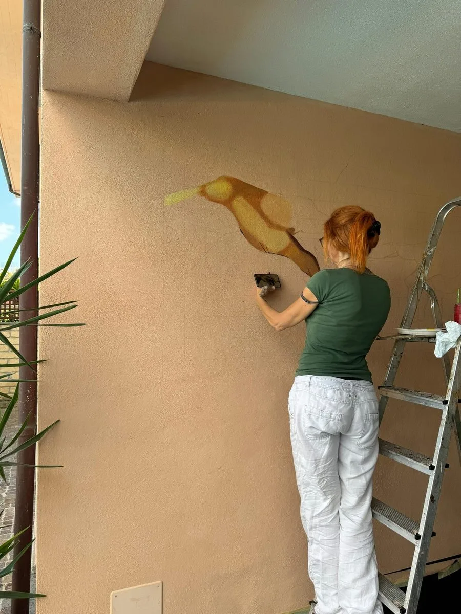 Murale dipinto da Francy Love Art