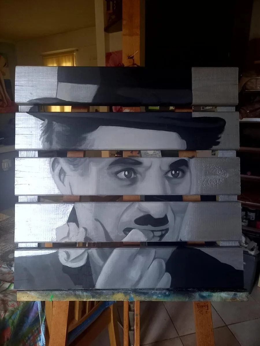 Dipinto su bancale di Francy Love Art