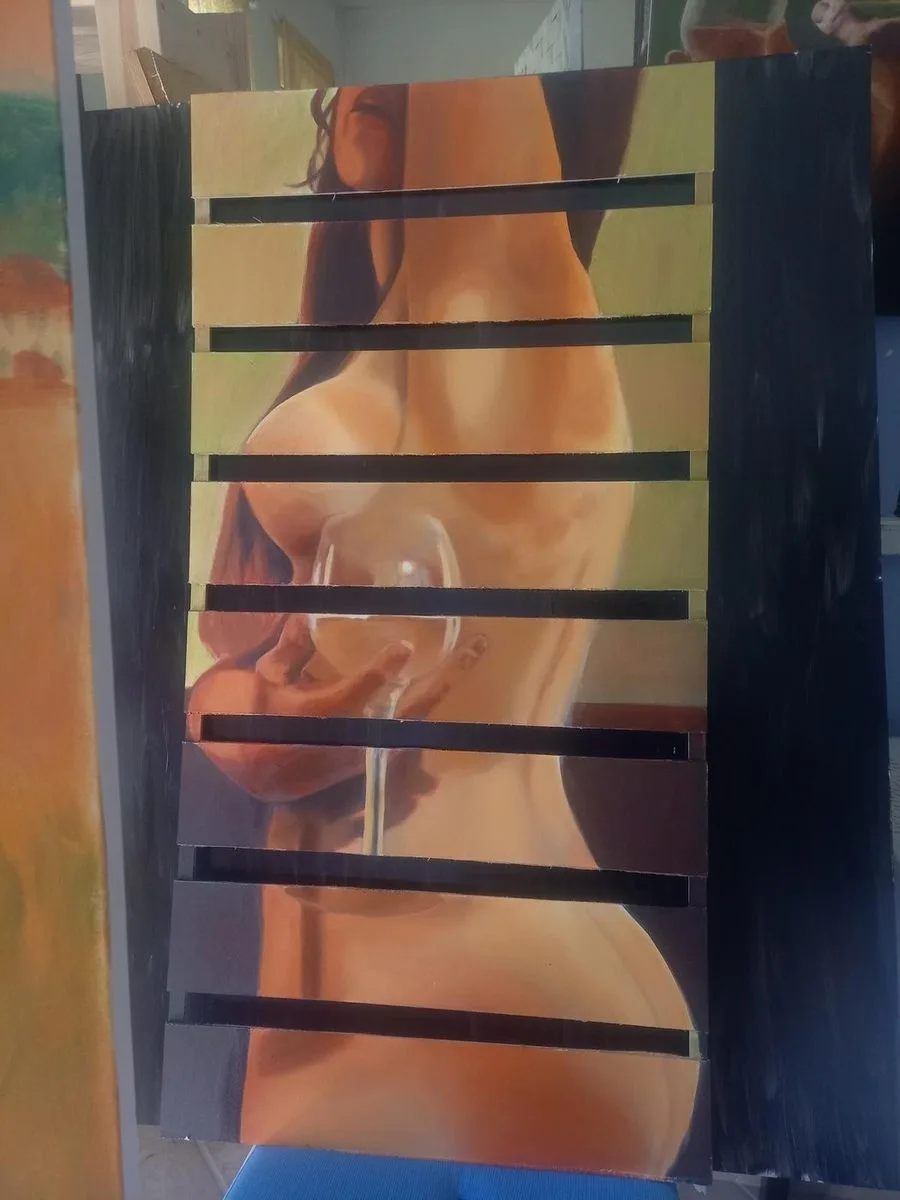 Dipinto su bancale di Francy Love Art