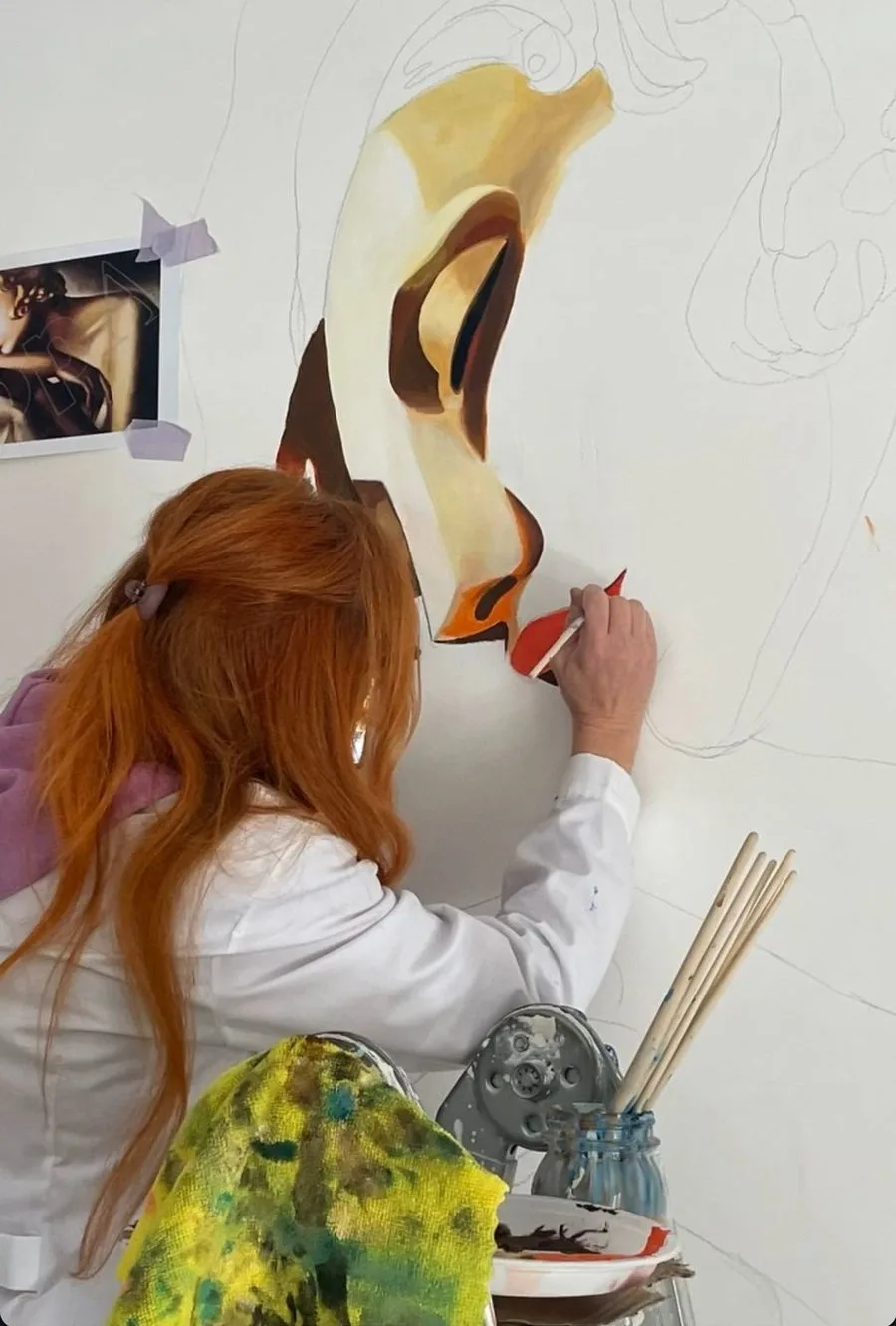 Murale dipinto da Francy Love Art
