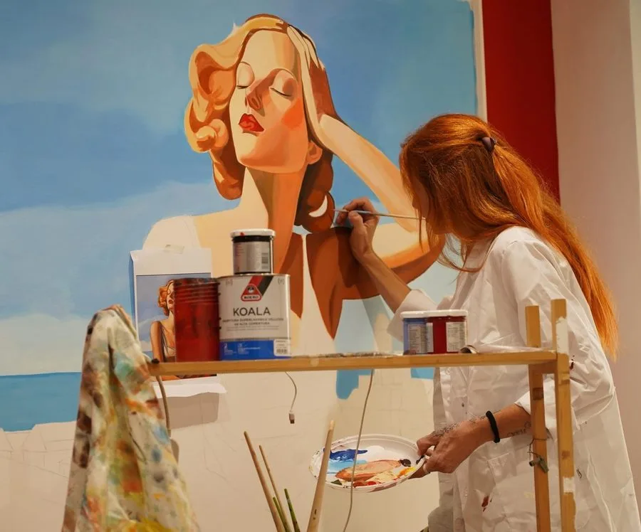 Murale dipinto da Francy Love Art