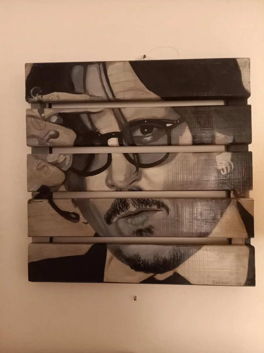 Dipinto su bancale di Francy Love Art