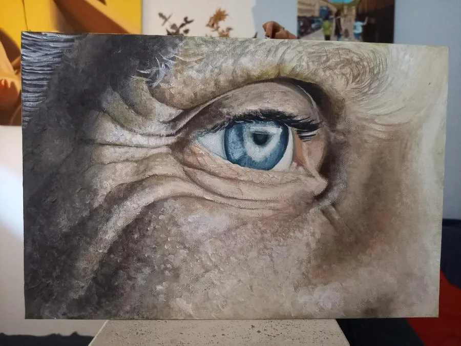 Ritratto dipinto da Francy Love Art