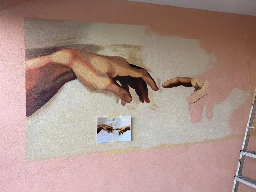 Murale dipinto da Francy Love Art