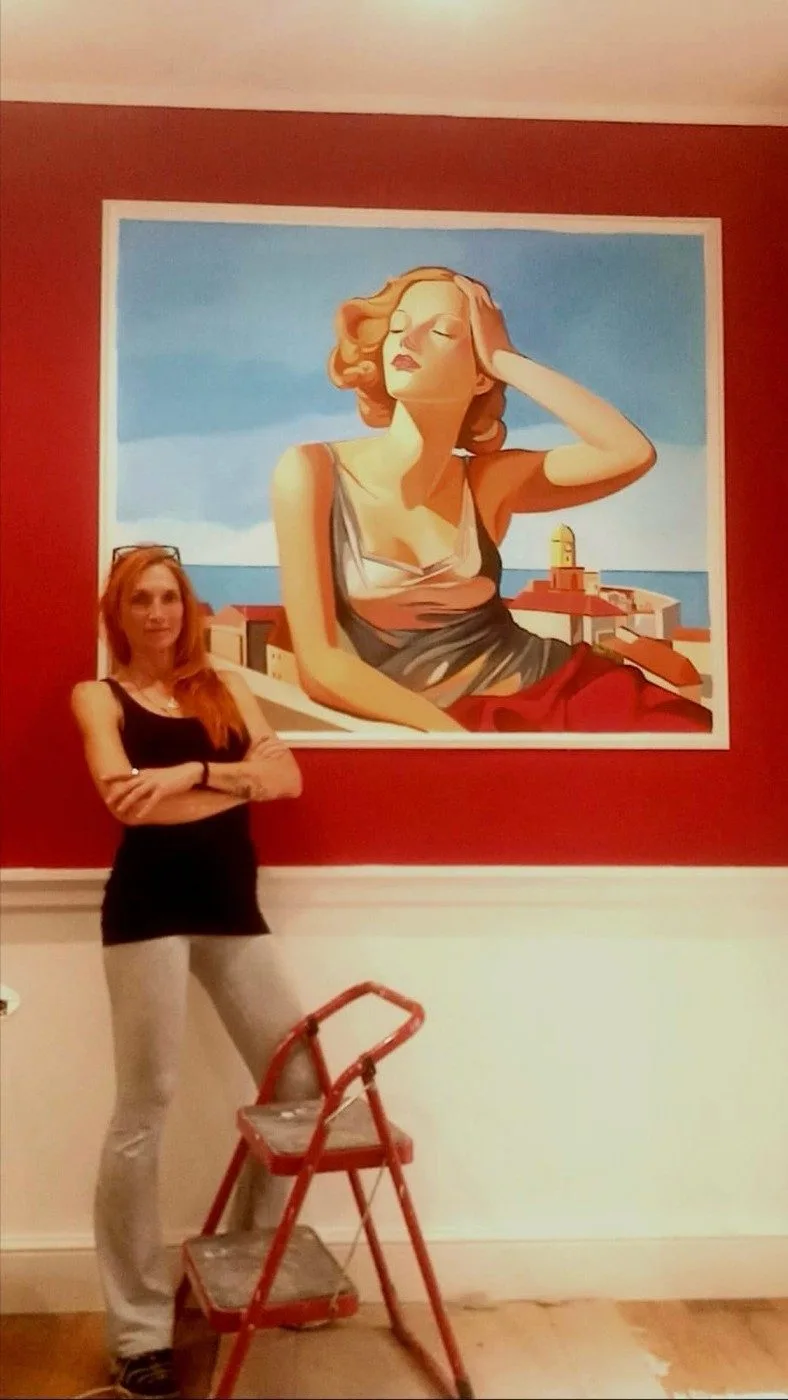 Francesca Ciurleo con le sue opere